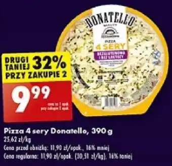 Biedronka Pizza 4 sery Donatello 390g oferta