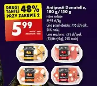 Biedronka Antipasti Donatello 180/150g oferta