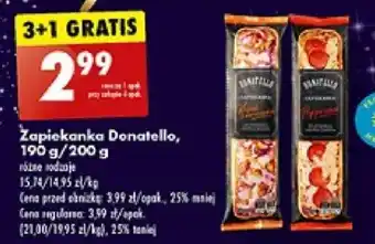 Biedronka Zapiekanka Donatello 190/200g oferta