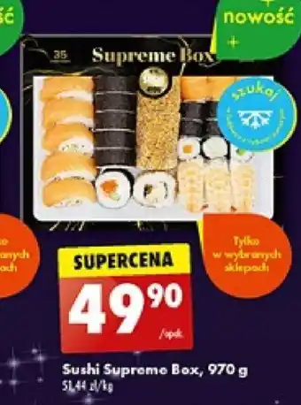 Biedronka Sushi Supremo Box 970 g oferta
