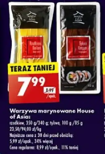 Biedronka Warzywa marynowane House of Asia oferta