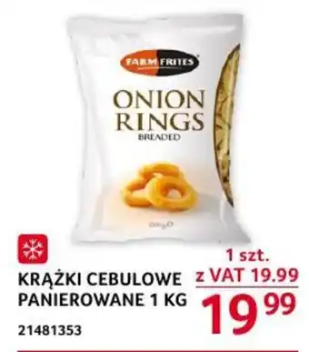 Selgros KRĄŻKI CEBULOWE PANIEROWANE 1 KG oferta