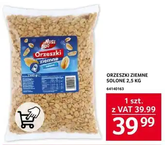 Selgros ORZESZKI ZIEMNE SOLONE 2,5 KG oferta