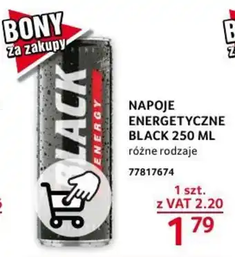 Selgros NAPOJE ENERGETYCZNE BLACK 250 ML oferta