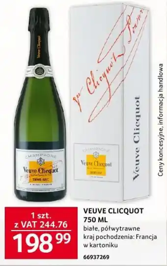 VEUVE CLICQUOT 750 ML
