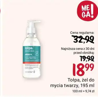Rossmann Żel do mycia twarzy tołpa oferta