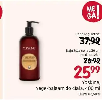 Rossmann Balsam do ciała yoskine oferta