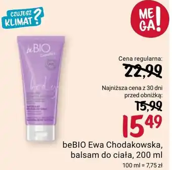 Rossmann Balsam do ciała bebio oferta
