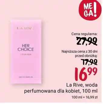 Woda perfumowana damska la rive
