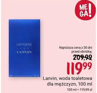 Rossmann Woda toaletowa dla mężczyzn lanvin oferta