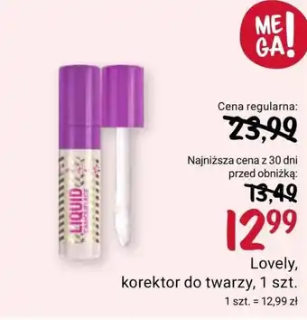 Rossmann Korektor do twarzy lovely oferta