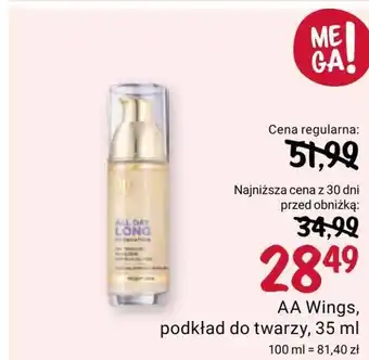 Rossmann Podkład do twarzy aa oferta
