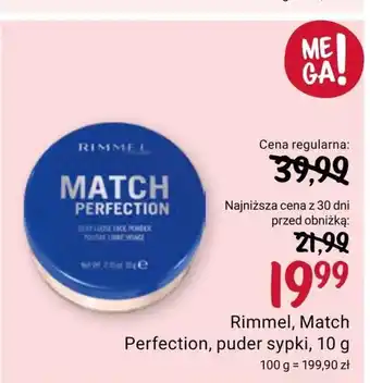 Rossmann Puder rimmel oferta