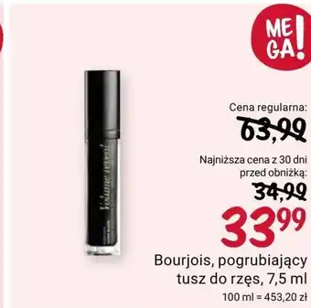 Rossmann Tusz do rzęs bourjois oferta