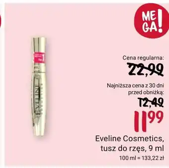 Rossmann Tusz do rzęs eveline oferta