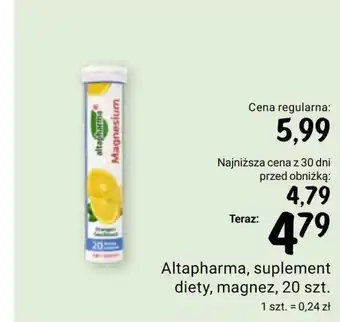 Rossmann Suplement diety altapharma oferta