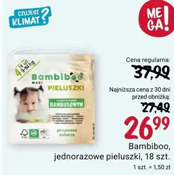 Rossmann Pieluchy bambiboo oferta
