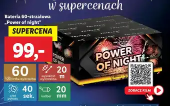 Lidl Bateria 60-strzałowa ,,Power of night" oferta