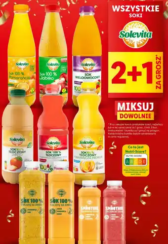 Lidl WSZYSTKIE SOKI oferta