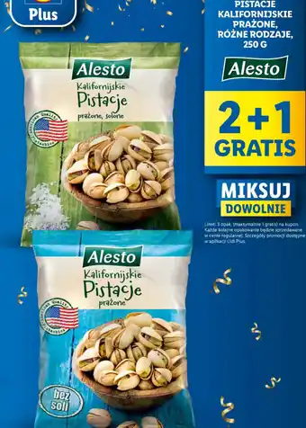 PISTACJE KALIFORNIJSKIE PRAŻONE, RÓŻNE RODZAJE, 250 G