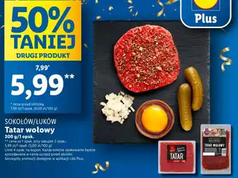 Lidl Tatar wołowy 200 g/1 opak. oferta