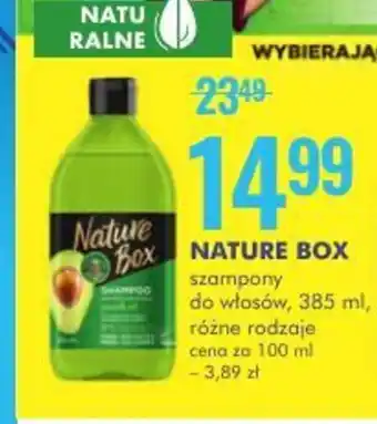 SuperPharm Nature Box szampony do włosów 385ml oferta