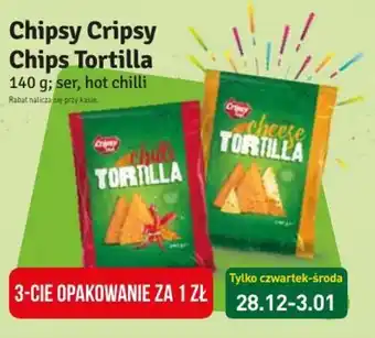 Stokrotka Chipsy Cripsy Chips Tortilla 140 g oferta