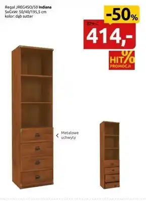 Black Red White Regał indiana oferta