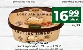 Społem Lody koral oferta