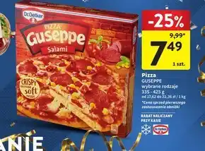 Intermarche Dr. oetker guseppe pizza z szynką i pieczarkami 425 g oferta