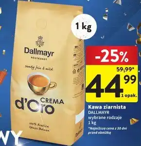 Intermarche Dallmayr crema d'oro kawa ziarnista 1000 g oferta