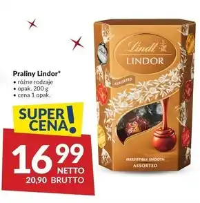 Makro Lindt lindor praliny z czekolady mlecznej białej i gorzkiej 200 g oferta