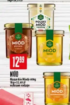 Społem Miód mazurskie miody oferta