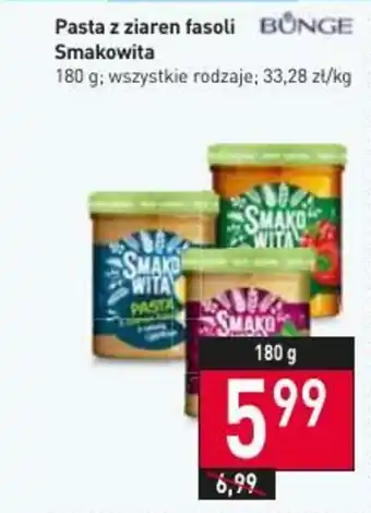 Stokrotka Pasta z ziaren fasoli Smakowita 180 g oferta