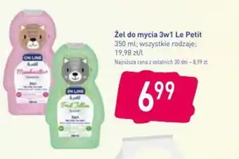 Stokrotka Żel do mycia 3w1 Le Petit 350 ml oferta
