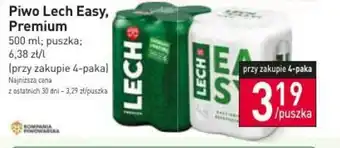 Stokrotka Piwo Lech Easy, Premium 500 ml oferta
