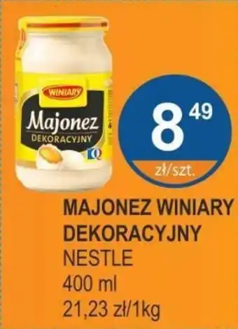 MAJONEZ WINIARY DEKORACYJNY 400 ml
