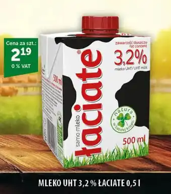 Eurocash Cash & Carry MLEKO UHT 3,2 % ŁACIATE 0,5 L oferta
