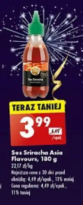 Biedronka Sos Sriracha Asia Flavours, 180 g oferta