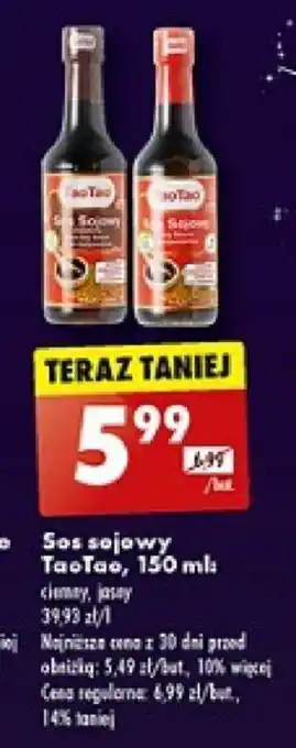 Biedronka Sos sojowy TaoTao, 150 ml oferta