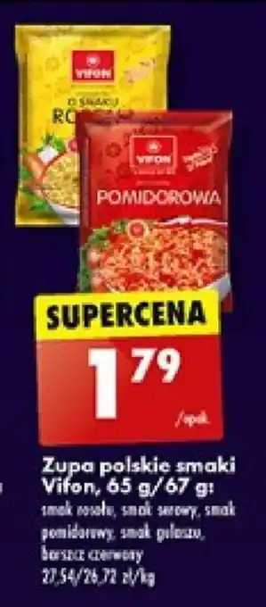Biedronka Zupa polskie smaki Vifon, 65 g/67 g oferta
