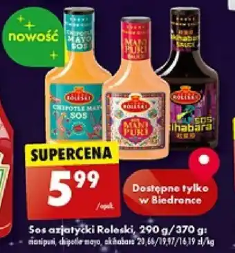Biedronka Sos azjatycki Roleski 370 g oferta