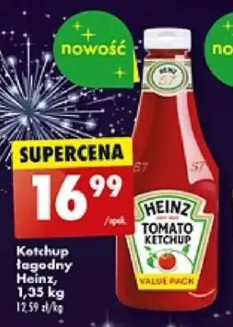 Biedronka Kotchup łagodny Heinz, 1,35 kg oferta