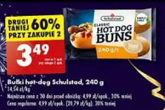 Biedronka Bułki hot-dog Schulstad, 240 g oferta