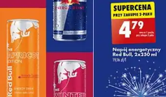 Biedronka Napój energetyczny Red Bull, 2 x 250 ml oferta
