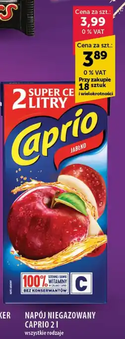 NAPÓJ NIEGAZOWANY CAPRIO 2 L