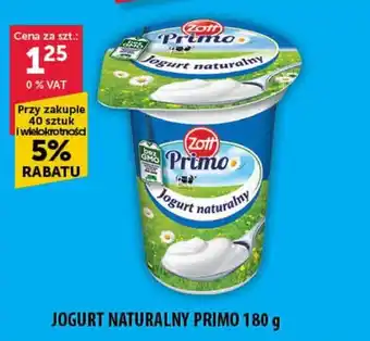 Eurocash Cash & Carry JOGURT NATURALNY PRIMO 180 g oferta