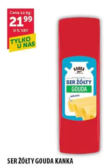 Eurocash Cash & Carry SER ŻÓŁTY GOUDA KANKA 1kg oferta
