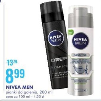 SuperPharm Nivea Men pianki do golenia 200ml oferta