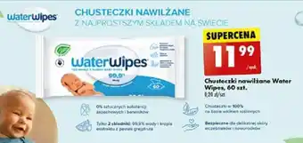 Biedronka Chusteczki nawilżane Water Wipes, 60 szt. oferta